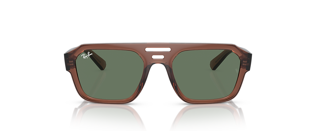 Ray-Ban RB4397 Corrigan Bio-Based Transparent Brown Sunglasses