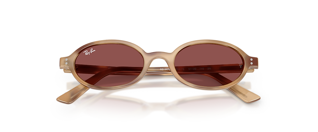 Ray-Ban RB4472 Khal Bio-Based Cream Havana Sunglasses