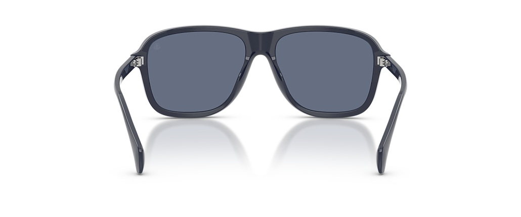 Moncler ME6030F Refrax Shiny Dark Blue Sunglasses