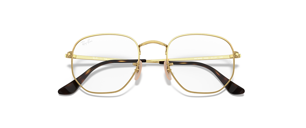 Ray-Ban RB6448 Hexagonal Optics Arista Gold Frames