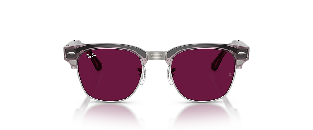 Ray-Ban Ray-Ban Meta Audio Clubmaster Transparent Orchid Ray-Ban Meta Smart Glasses