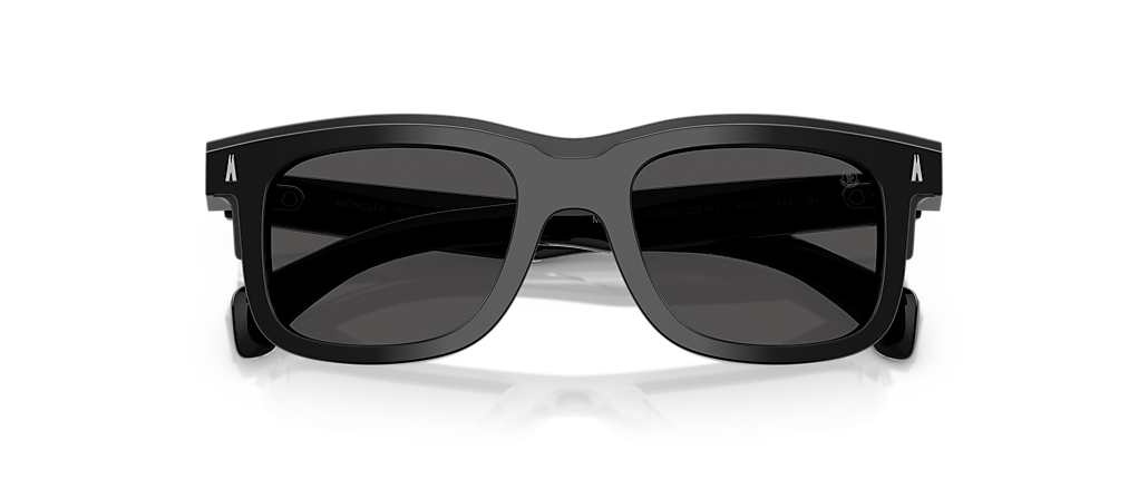 Moncler ME6004F Claro Shiny Black Sunglasses