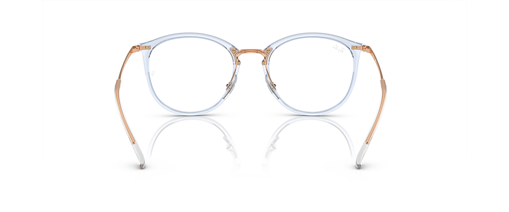 Ray-Ban RB7140 Optics Transparent Light Blue Frames