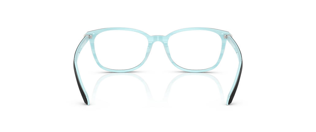 Tiffany & Co. TF2109BF Black On Tiffany Blue Striped Frames