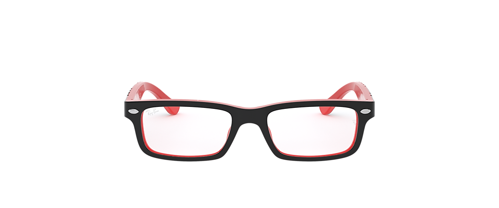 Ray-Ban RB1535 Optics Kids Black On Red Frames