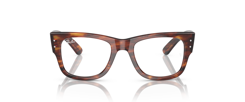 Ray-Ban RB0840V Mega Wayfarer Optics Striped Havana Frames