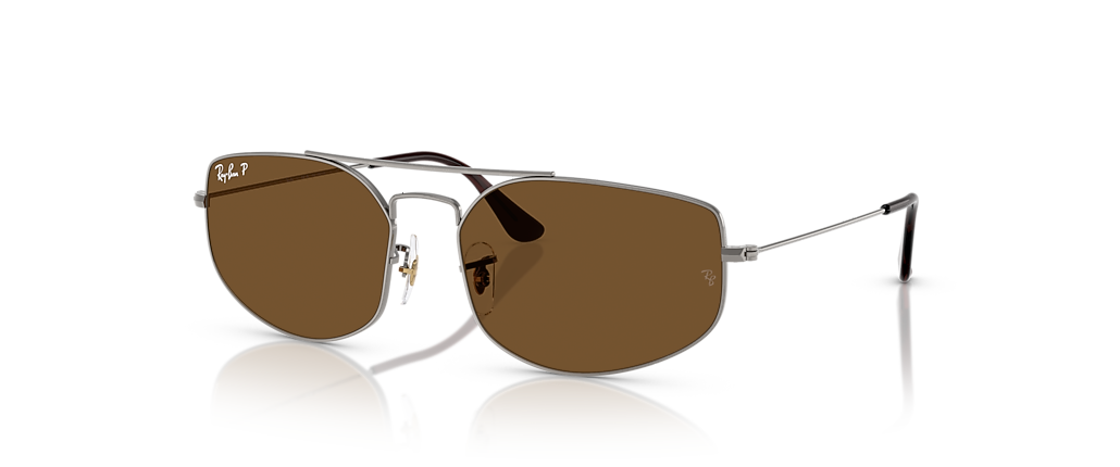 Ray-Ban RB3845 Explorer V Gunmetal Sunglasses