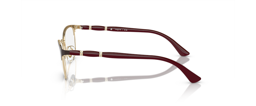 Vogue Eyewear VO3987B Top Bordeaux/Pale Gold Frames