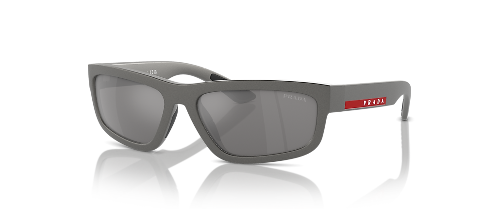 Prada Linea Rossa PS 05ZS Grey Metal Sunglasses