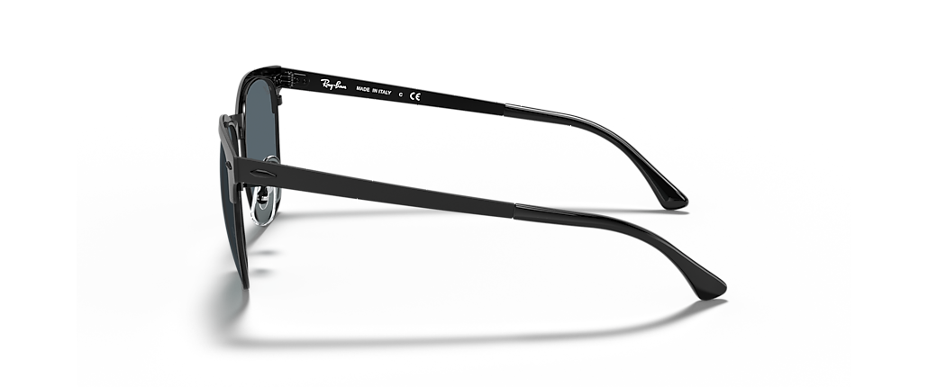Ray-Ban RB3716 Clubmaster Metal Black Sunglasses