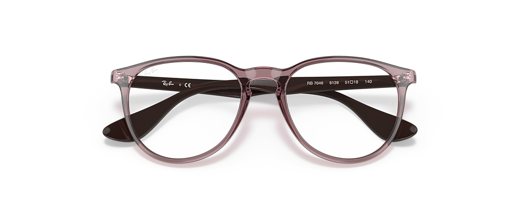 Ray-Ban RB7046 Erika Optics Transparent Violet Frames