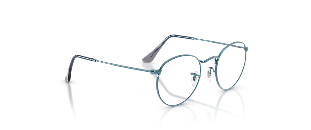 Ray-Ban RB3447V Round Metal Blue Frames