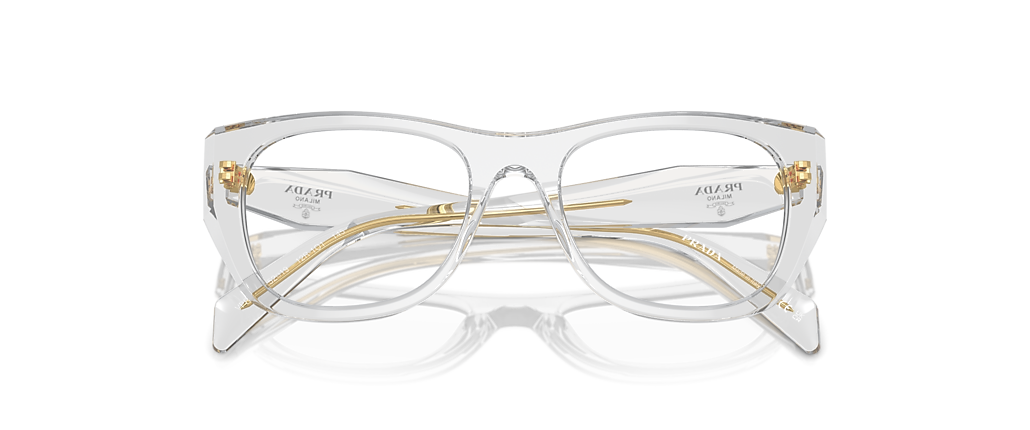 Prada PR A18V Transparent Grey Frames