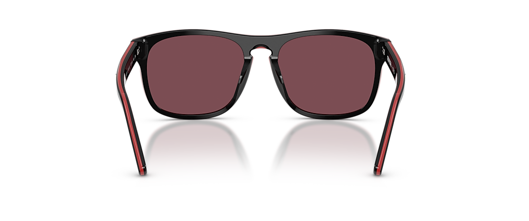 Scuderia Ferrari FZ6020U Shiny Black/Red/Black Sunglasses