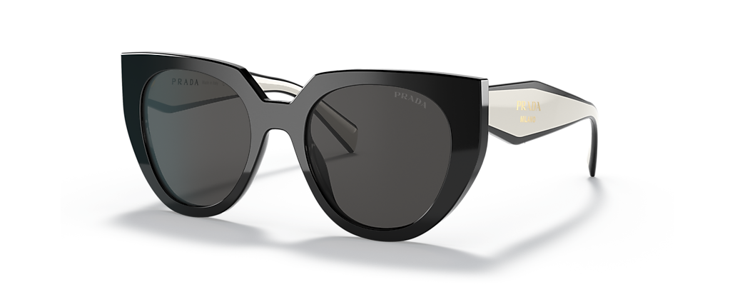 Prada PR 14WSF Black/Talc Sunglasses