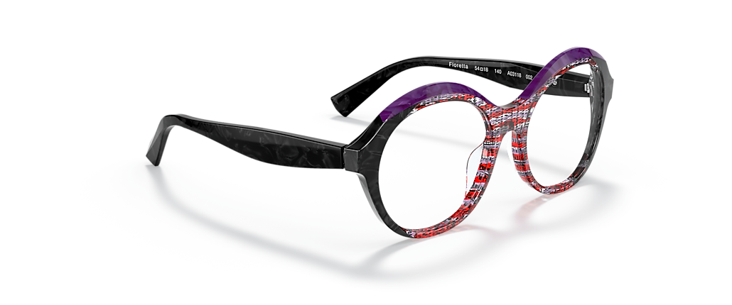 Alain Mikli A03118 Floretta Red Fishnet/Violet/Noir Frames