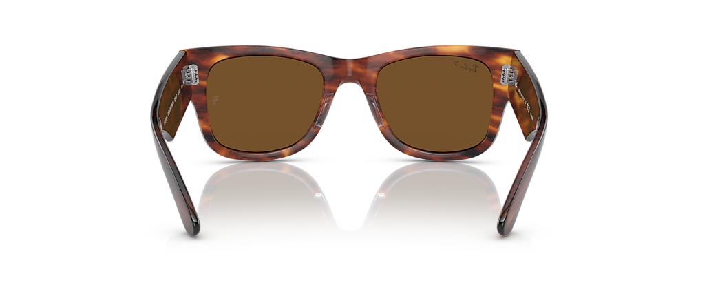 Ray-Ban RB0840SF Mega Wayfarer Striped Havana Sunglasses