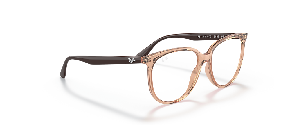 Ray-Ban RB4378V Optics Transparent Brown Frames