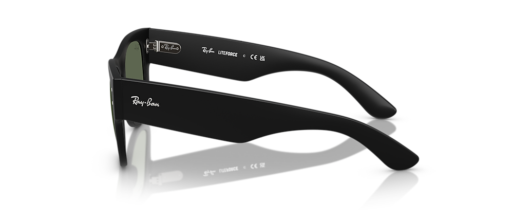 Ray-Ban RB4840S Mega Wayfarer Liteforce Sand Black Sunglasses