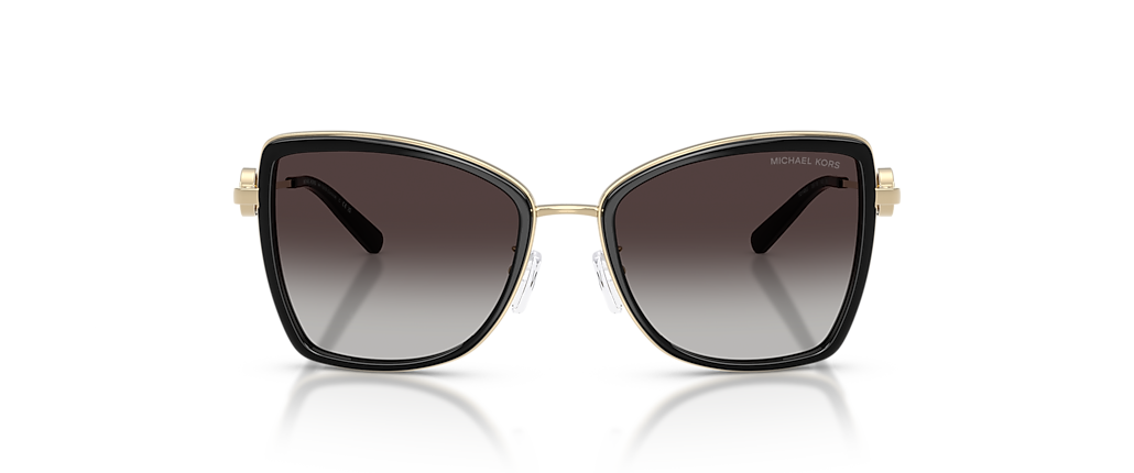 Michael Kors MK1067B Corsica Light Gold/Black Sunglasses