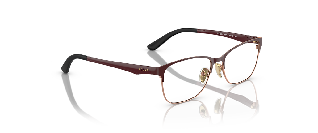 Vogue Eyewear VO3940 Top Bordeaux/Rose Gold Frames