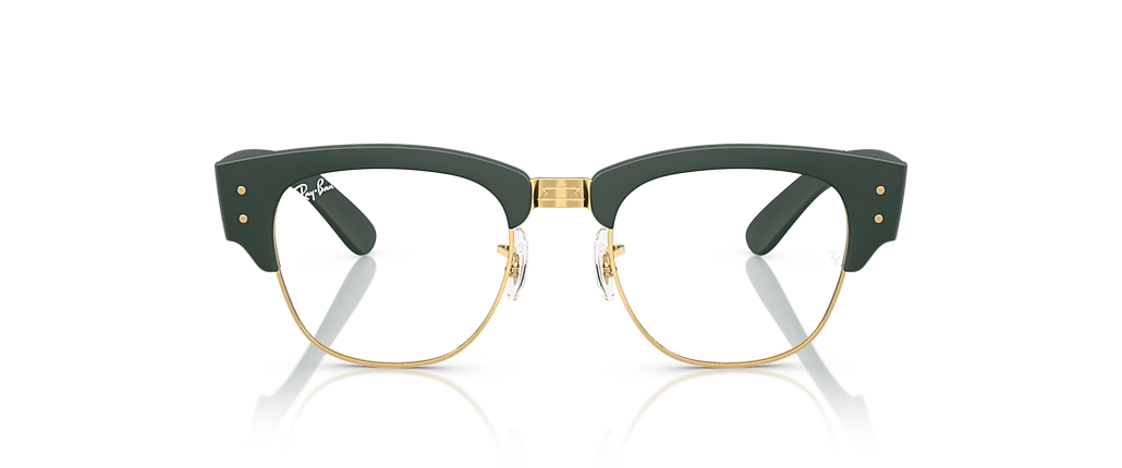 Ray-Ban RB7316V Mega Clubmaster Optics Liteforce Sand Green On Gold Frames