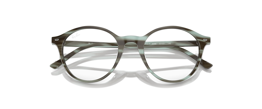 Ray-Ban RB5430F RB5430 Optics Striped Green Frames