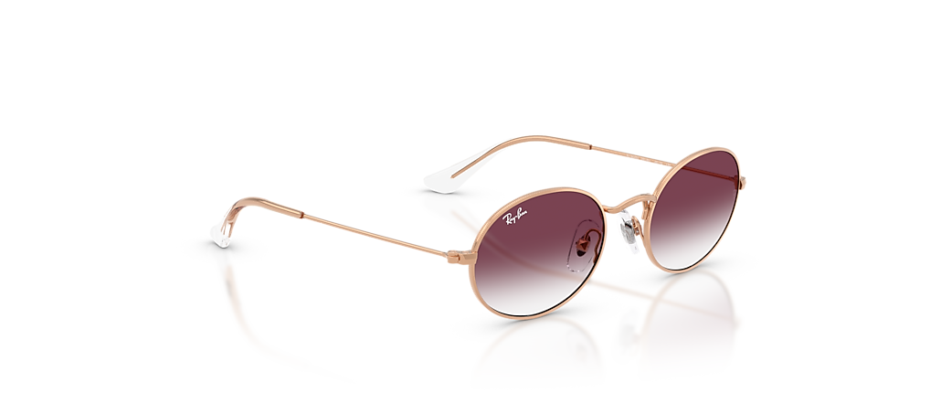 Ray-Ban RB9645S OVAL KIDS Rosegold Sunglasses