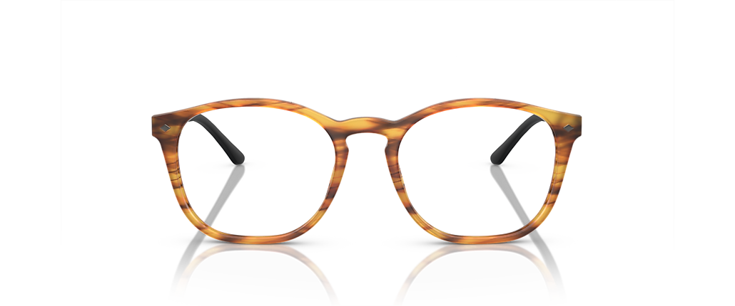 Giorgio Armani AR7074 Matte Striped Light Brown Frames