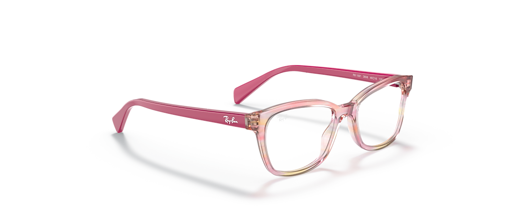 Ray-Ban RB1591 Optics Kids Striped Fuxia Frames