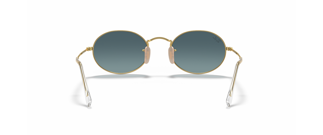 Ray-Ban RB3547 Oval Metal Arista Gold Sunglasses