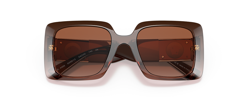Versace VE4405 Transparent Brown Gradient Sunglasses