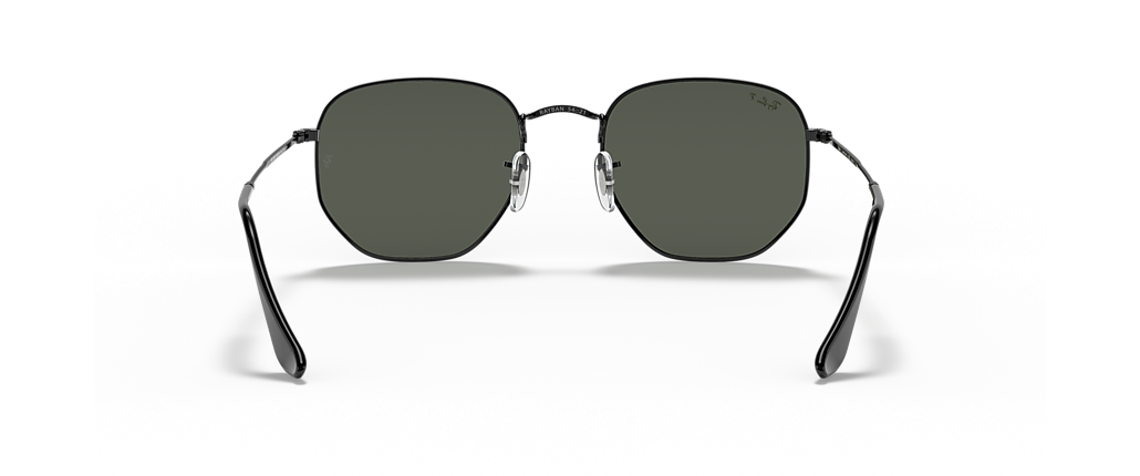 Ray-Ban RB3548N Hexagonal Flat Lenses Black Sunglasses