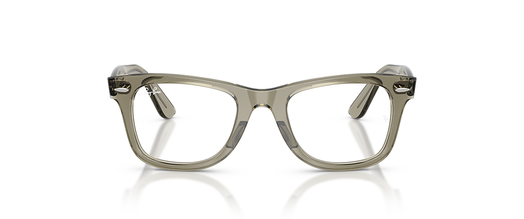 Ray-Ban RB4340V Wayfarer Ease Optics Transparent Green Frames