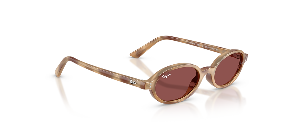 Ray-Ban RB4472 Khal Bio-Based Cream Havana Sunglasses