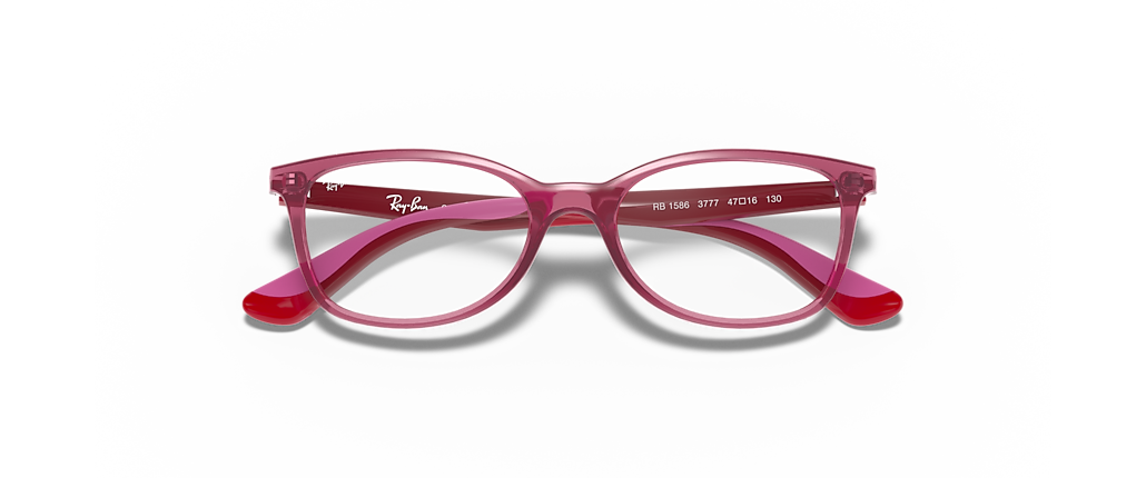 Ray-Ban RB1586 Optics Kids Transparent Red Frames