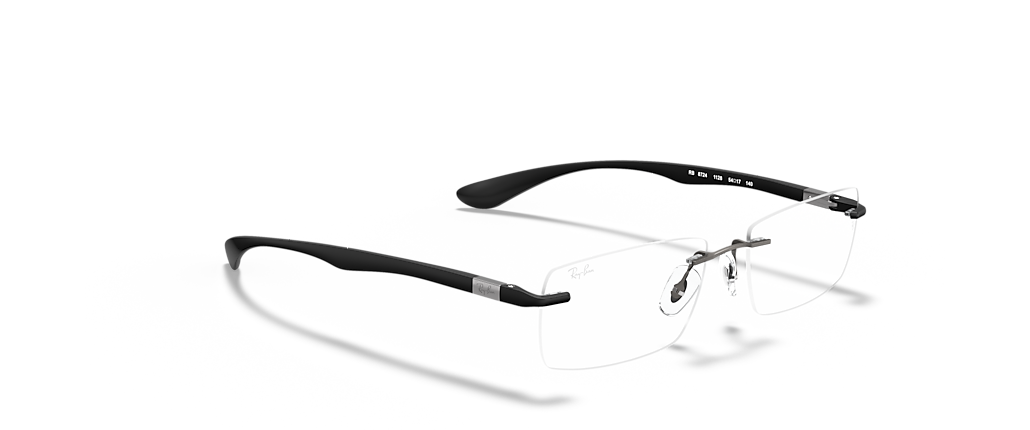 Ray-Ban RB8724 Optics Gunmetal Frames