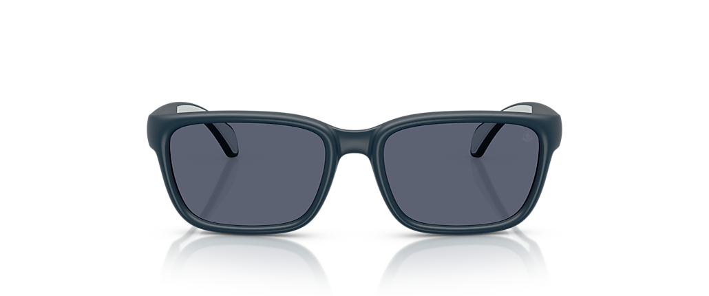 Moncler ME8002 Slicka Matte Blue Sunglasses
