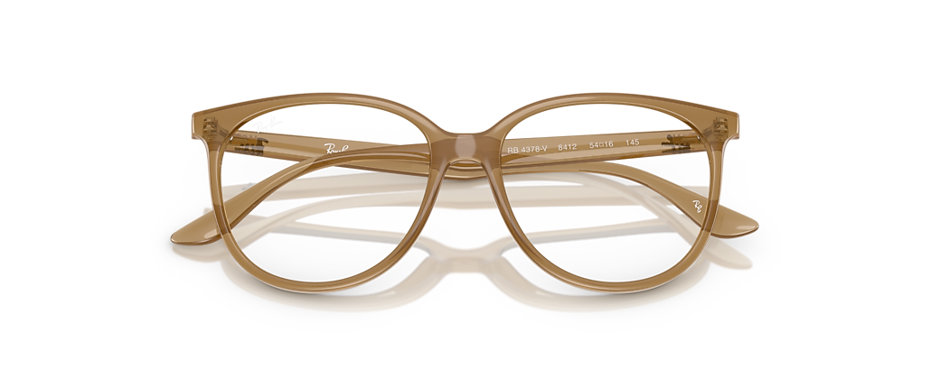 Ray-Ban RB4378V Optics Opal Light Brown Frames