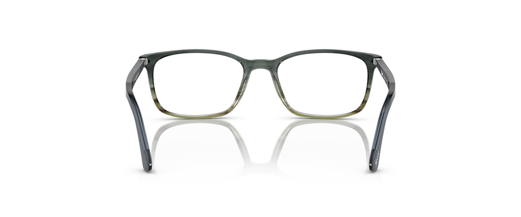 Persol PO3189V Grey Striped Green Gradient Frames