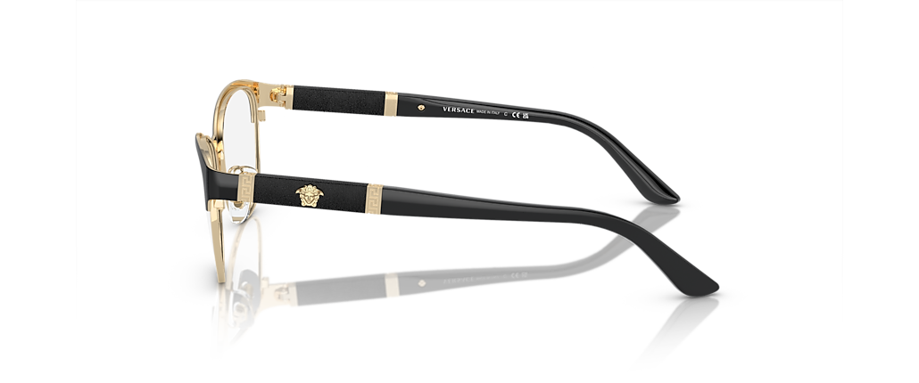 Versace VE1233Q Black/Pale Gold Frames