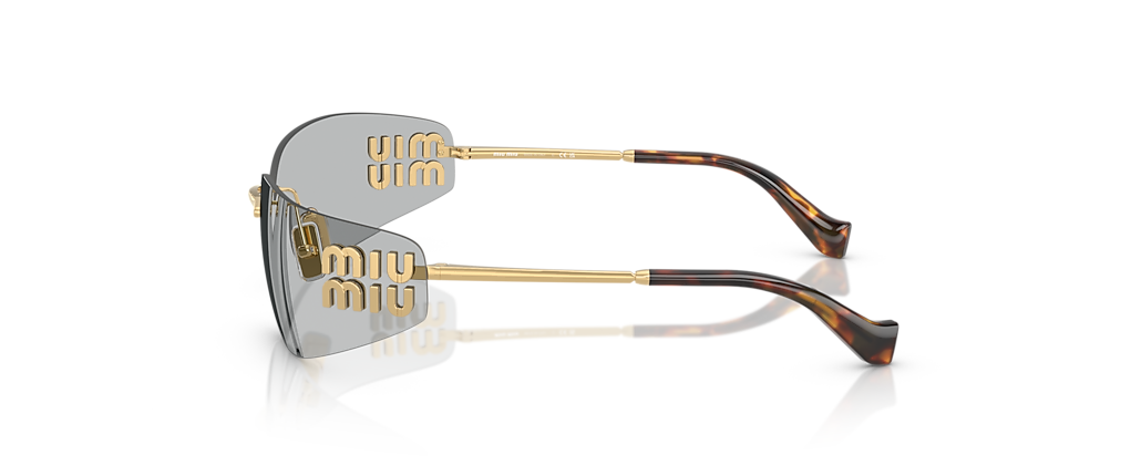 Miu Miu MU A51S Gold Sunglasses