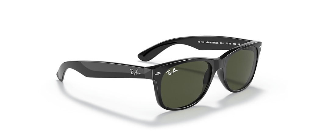 Ray-Ban RB2132 New Wayfarer Classic Black Sunglasses