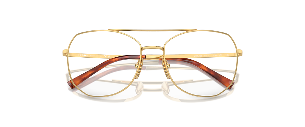 Prada PR A58V Glasses with Gold frame | OPSM