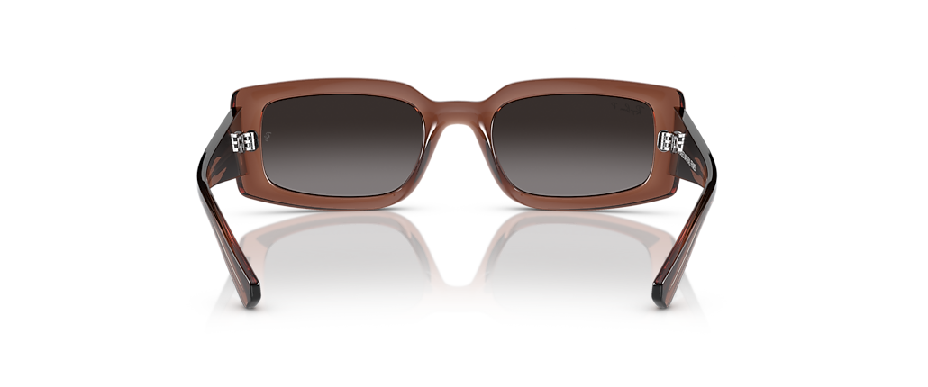 Ray-Ban RB4395 Kiliane Bio-Based Transparent Brown Sunglasses