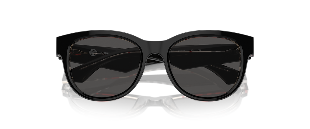Burberry BE4432U Top Black On Vintage Check Sunglasses