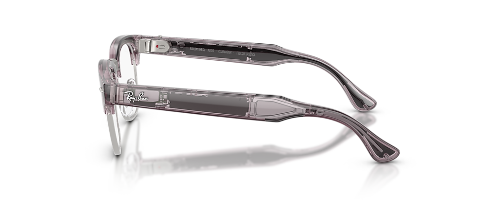 Ray-Ban Ray-Ban Meta Audio Clubmaster Transparent Orchid Ray-Ban Meta Smart Glasses