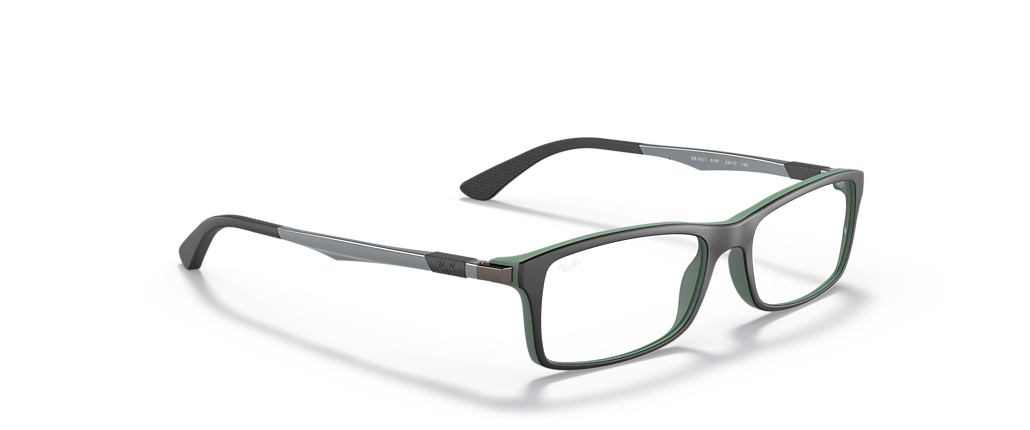 Ray-Ban RB7017 Optics Black On Green Frames