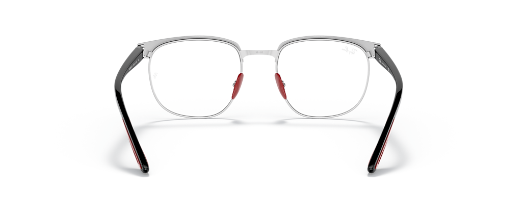 Ray-Ban RB3698VM Scuderia Ferrari Collection Black On Silver Frames