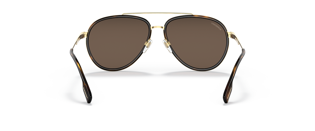 Burberry BE3125 Oliver Gold Sunglasses